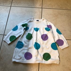 Baby Gap polka dot sweater dress